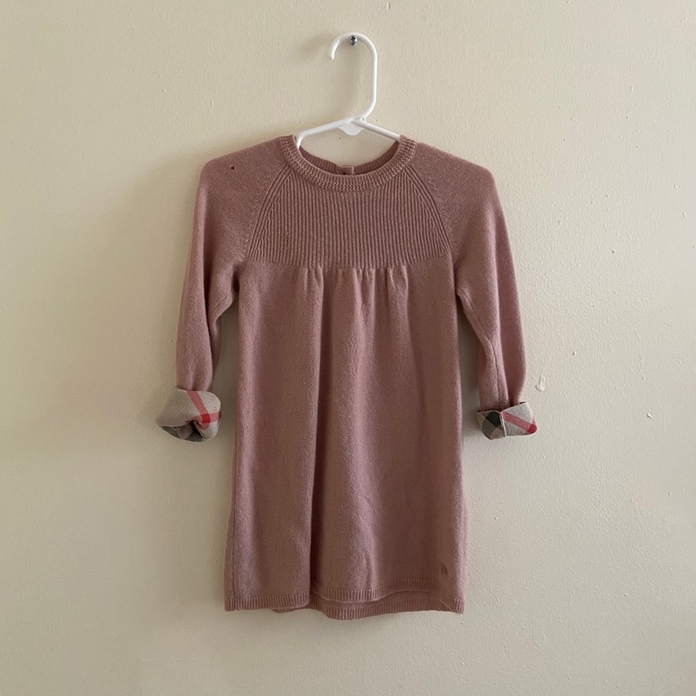 Burberry  Wool-Cashmere baby dress